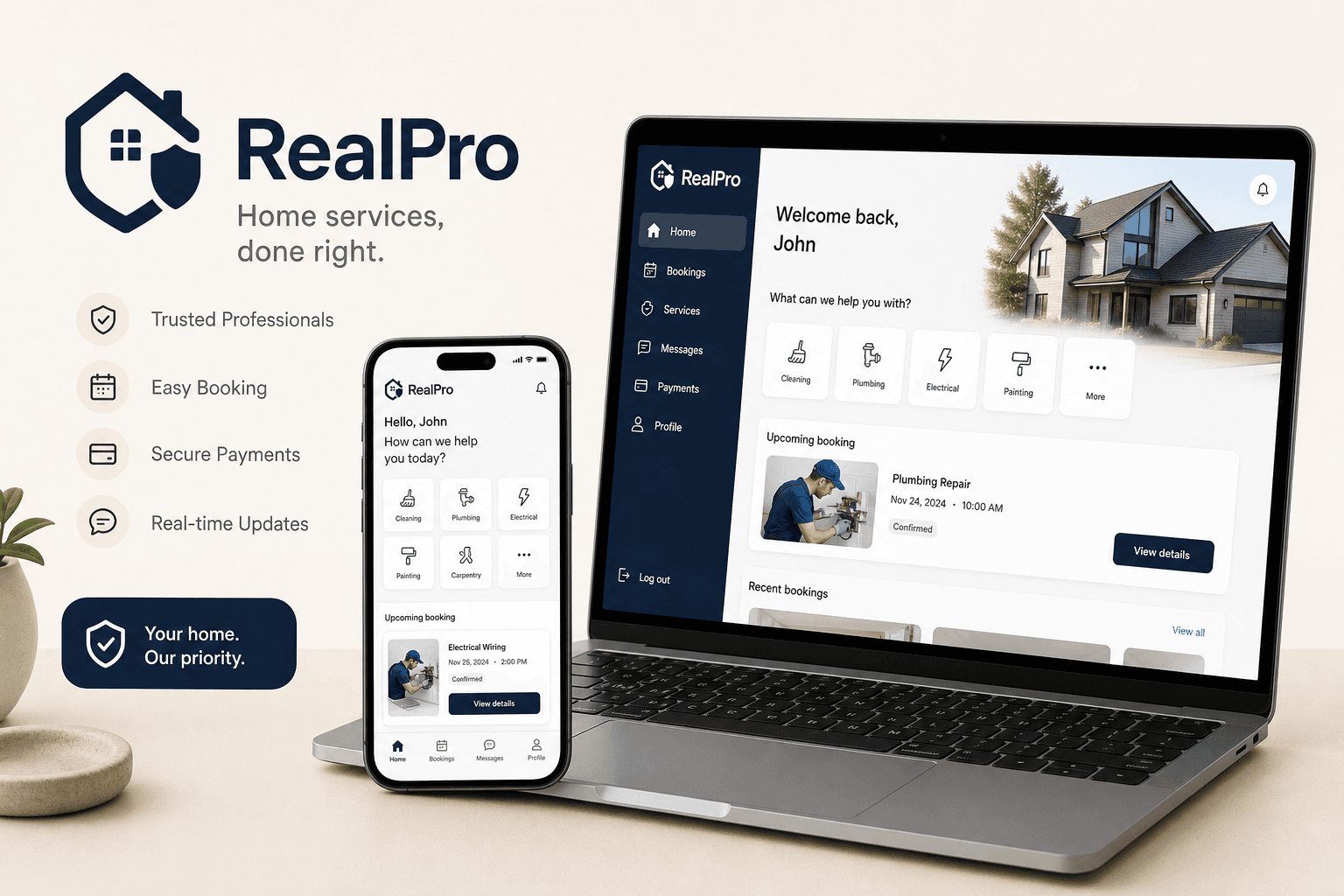 RealPro.one — live project by Vaani Cloud Solutions